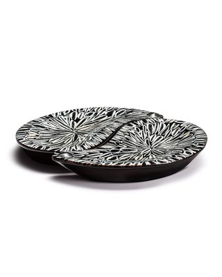 Yin-Yang Platter Set, Black