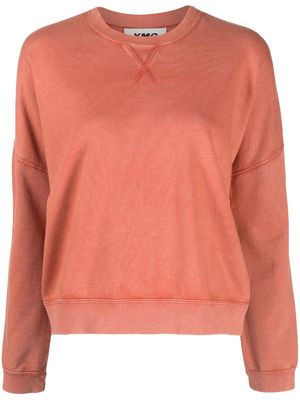 YMC Almost Grown cotton sweatshirt - Orange