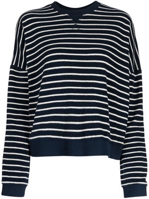 YMC Almost Grown striped sweatshirt - Blue