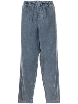 YMC Alva drawstring tapered trousers - Blue