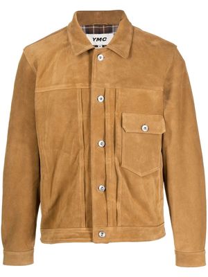 YMC Badlands suede shirt jacket - Brown