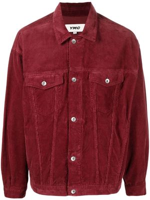 YMC Breakfast Club organic-cotton jacket - Red
