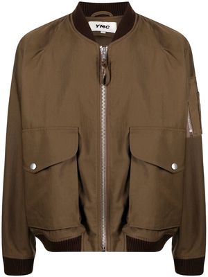 YMC Bros bomber jacket - Brown