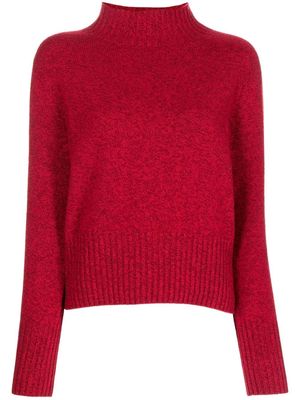 YMC Bryter turtle-neck knit jumper - Red