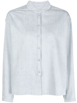 YMC button-down fitted shirt - Blue