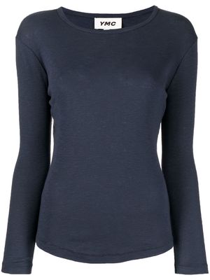 YMC Charlotte long sleeve T-shirt - Blue