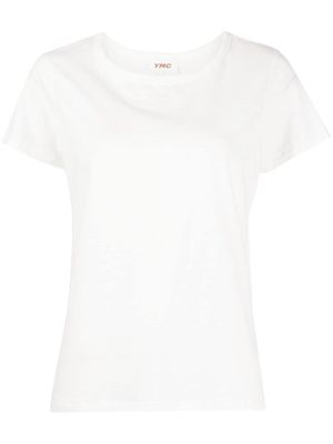 YMC crew-neck organic cotton T-shirt - White