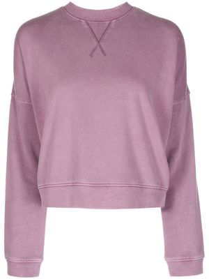 YMC crew-neck pullover sweatshirt - Purple