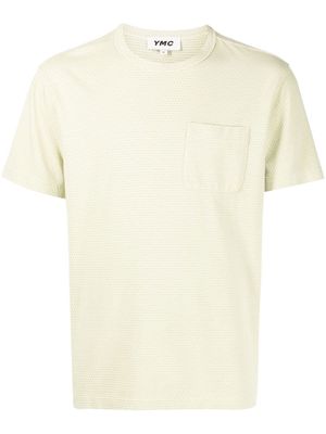 YMC crew-neck T-shirt - Yellow