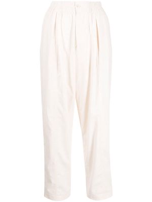 YMC cropped loose-fit trousers - Neutrals