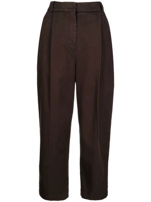 YMC cropped tailored trousers - Brown