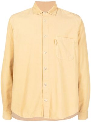 YMC Curtis organic-cotton shirt - Yellow
