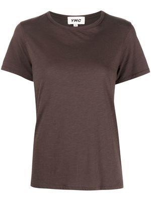 YMC Day round neck T-shirt - Brown