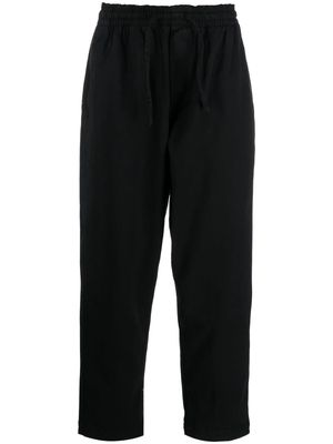 YMC drawstring-fastening waist trousers - Black