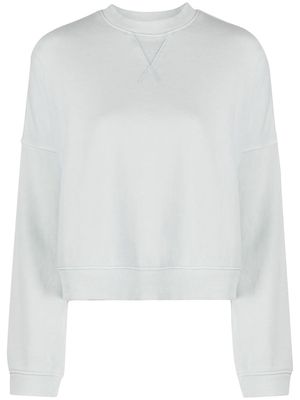 YMC drop-shoulder detail sweatshirt - Blue