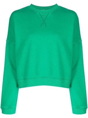 YMC drop-shoulder detail sweatshirt - Green