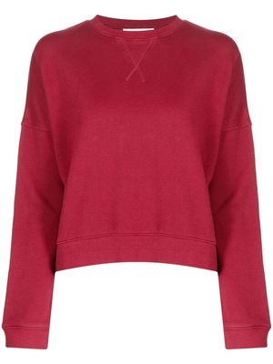 YMC drop-shoulder detail sweatshirt - Red