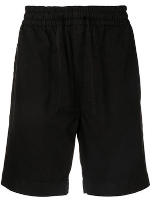 YMC elasticated drawstring-waistband shorts - Black