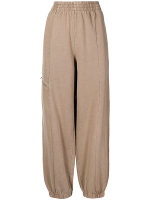 YMC elasticated track pants - Brown