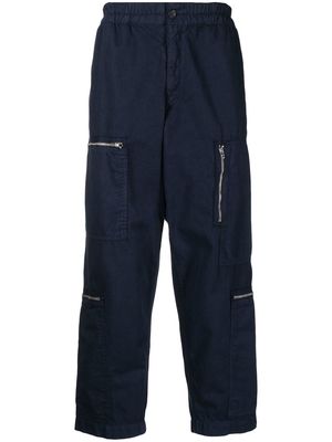 YMC Flight zip-pocket trousers - Blue
