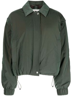 YMC Heath zip-up bomber jacket - Green
