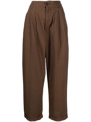 YMC Keaton straight-leg trousers - Brown