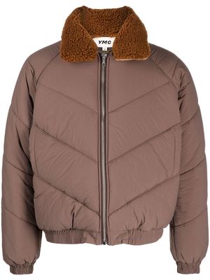 YMC Kool Herc padded jacket - Brown