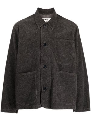 YMC Labour Chore abstract-print jacket - Grey