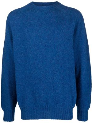 YMC lambs-wool knit jumper - Blue