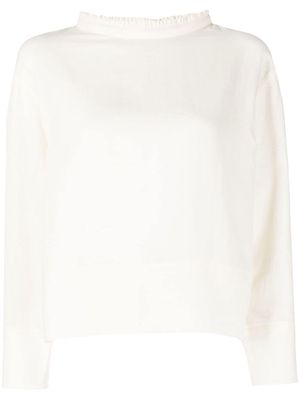 YMC long-sleeve fitted top - White