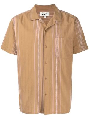 YMC Malick short-sleeve shirt - Brown