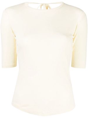 YMC Mandy scoop back top - Yellow