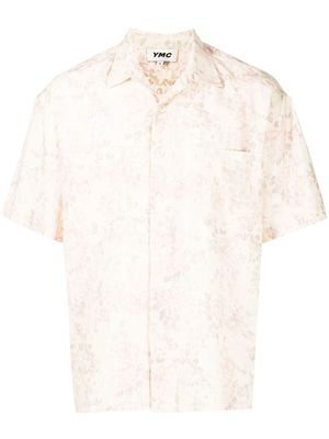 YMC Mitchum floral-print short-sleeve shirt - Neutrals