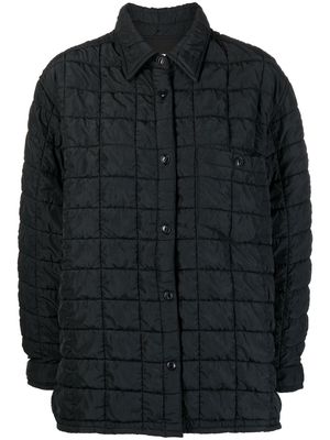 YMC Mitchum quilted shirt jacket - Black