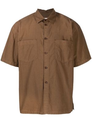 YMC Mitchum short-sleeve shirt - Brown