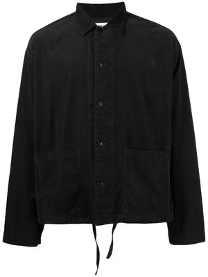 YMC PJ long-sleeve overshirt - Black