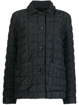 YMC quilted button-up shirt jacket - Black
