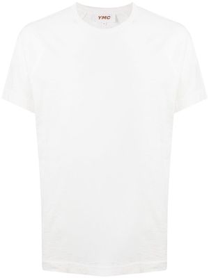 YMC short raglan-sleeved T-shirt - White