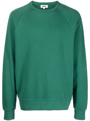 YMC Shrank cotton sweatshirt - Green