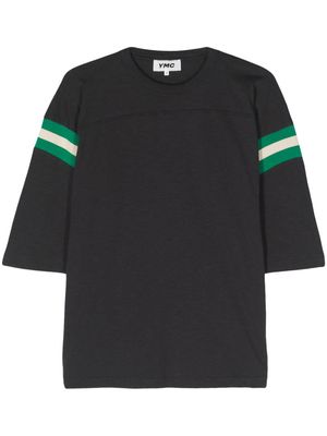 YMC Skate stripe-detailing T-shirt - Black