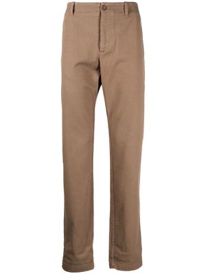 YMC straight-leg chino trousers - Brown