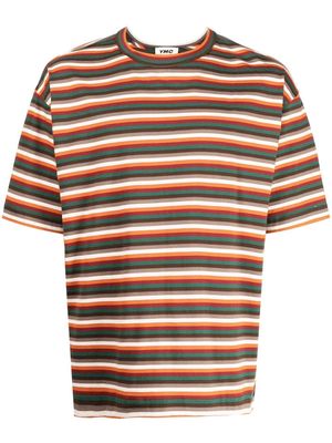 YMC stripe-print cotton T-Shirt - Multicolour