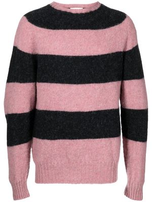 YMC Suedehead striped jumper - Black