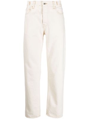 YMC Tearaway tapered jeans - White