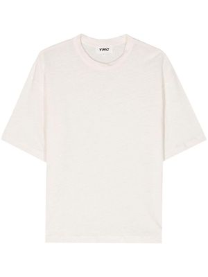 YMC Triple linen blend T-shirt - White
