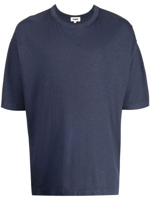 YMC Triple organic-cotton T-Shirt - Blue