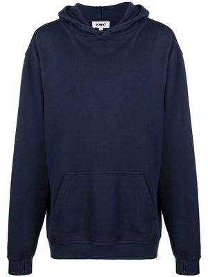 YMC Trugoy cotton hoodie - Blue