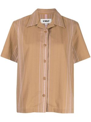 YMC Vegas short-sleeved shirt - Brown