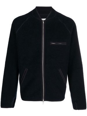 YMC zipped fleece jacket - Blue