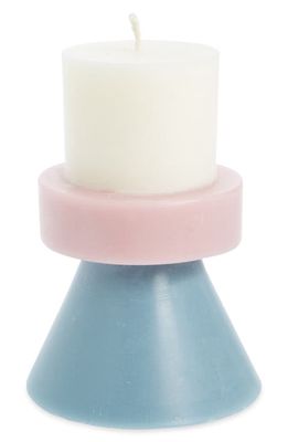 YOD AND CO Mini Stack Candle in Ivory Lavender Blue Grey
